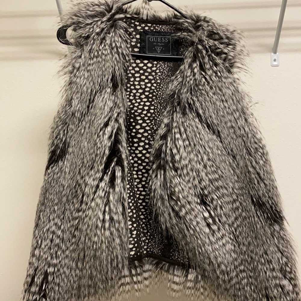 Faux Fur Guess Vest